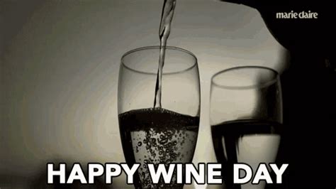 Happy Wine Day Drink GIF - Happy Wine Day Drink Tgif - Discover & Share ...