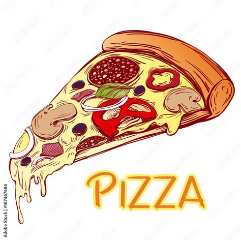 Discover 154+ pizza slice drawing super hot - seven.edu.vn