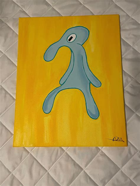 Real Squidward Painting | lupon.gov.ph