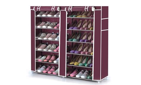 Canvas Shoe Rack | Groupon