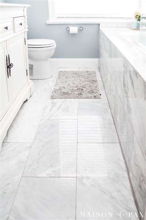 White Marble Bathroom Floor Tiles – Flooring Site