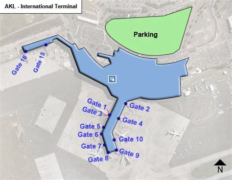 Auckland Airport Map