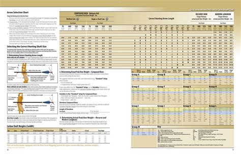 Easton selection chart - take insert weight into account or not ...