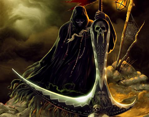 Grim Reaper Scythe HD Wallpaper by Tony Thalassinos