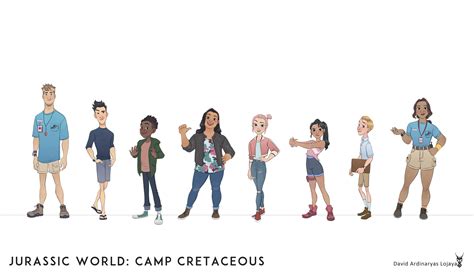 David Ardinaryas Lojaya - Jurassic World: Camp Cretaceous character design