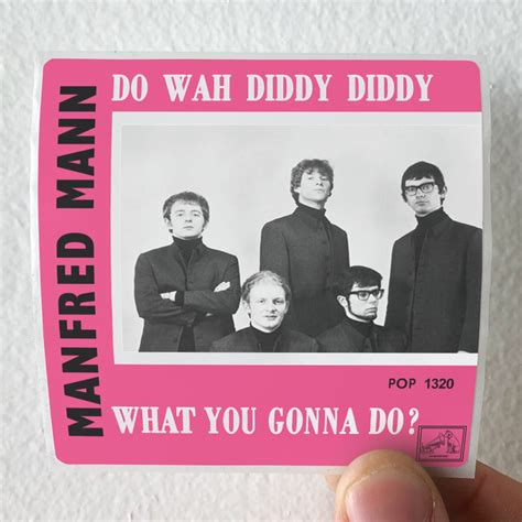 Manfred Mann Do Wah Diddy Diddy Album Cover Sticker