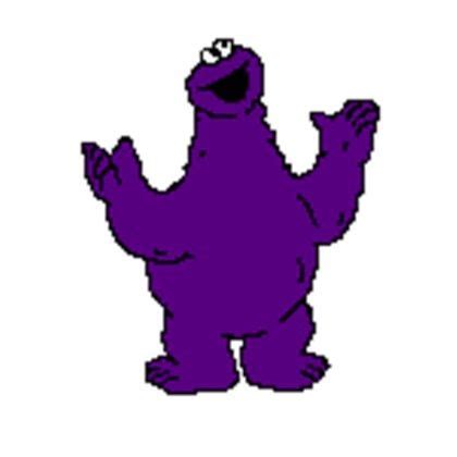 Purple Cookie Monster Purple Cookies, Cookie Monster, Fictional ...