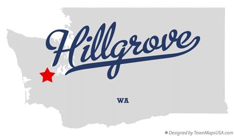 Map of Hillgrove, WA, Washington