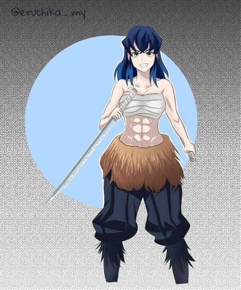 Female hashibira inosuke by ttii7777 on DeviantArt