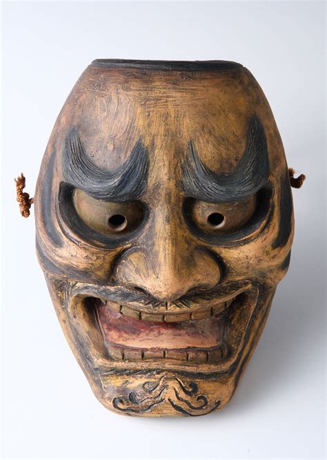 Vintage Japanese Porcelain Noh Mask -Oni Ogre- Mask Plaque（Etsy の ...