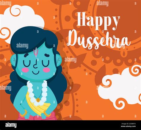 happy dussehra festival of india, traditional religious hindu rama ...