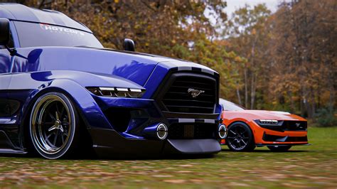 Our Digital Rendering Turns The Ford Mustang Into The Semi-Truck We ...