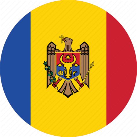 Circle, circular, country, flag, flag of moldova, flags, moldova ...