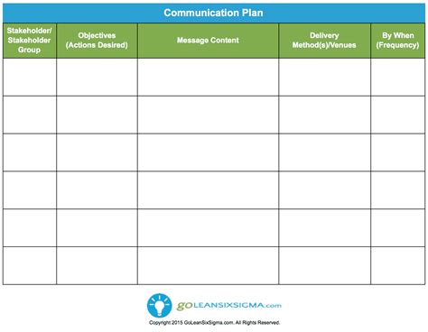 Communication Plan | Template & Example