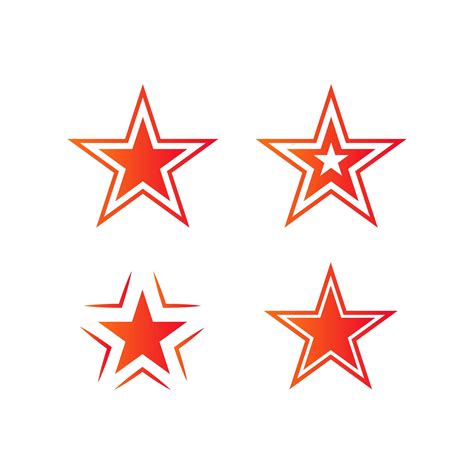 Set of star logos 1228462 Vector Art at Vecteezy