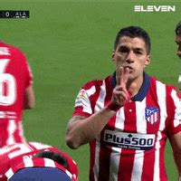 Luis Suarez Celebration GIF by ElevenSportsBE - Find & Share on GIPHY