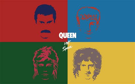 Queen Hot Space Music Poster wallpaper | 1920x1200 | #9558