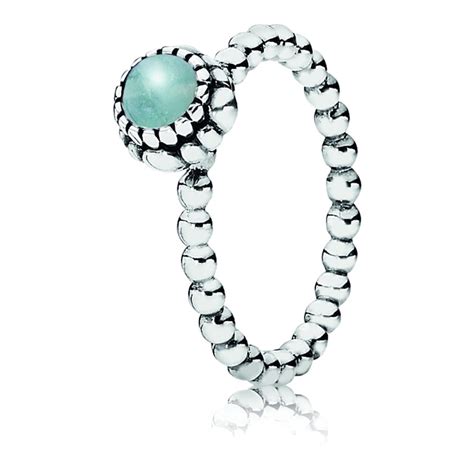 Pandora March Birthstone Ring - Jewellery from Francis & Gaye Jewellers UK