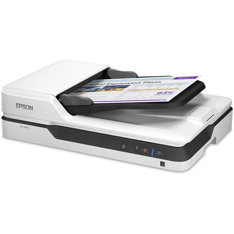 Epson DS-1630 Flatbed Color Document Scanner B11B239201 B&H