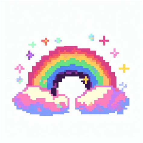 Rainbow pixel by BeastmodePit on DeviantArt