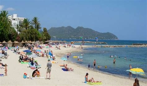 The Beach in Cala Bona Majorca Spain Cala Bona, Balearic Islands ...