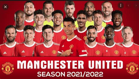 Man United Players List 2022