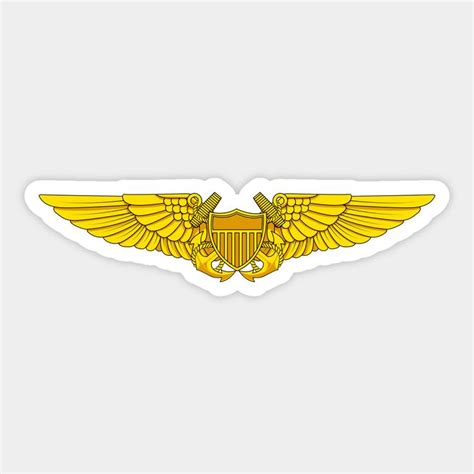 Naval Flight Officer Wings by sticker-steve | Naval, Officer, Weapon ...