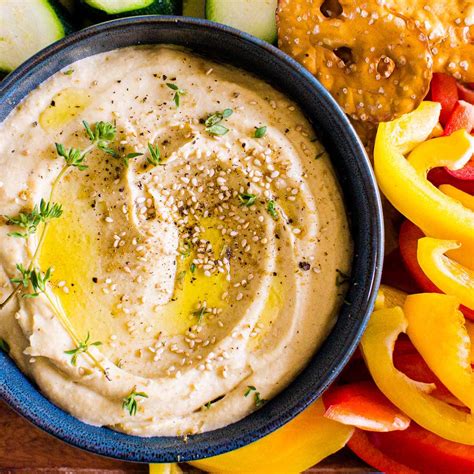 Garlic Hummus Recipe {The BEST!} - iFoodReal.com