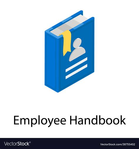 Employee handbook Royalty Free Vector Image - VectorStock