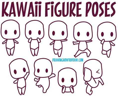 Guide to Drawing Kawaii Characters : Part 1 : How to Draw Kawaii People ...