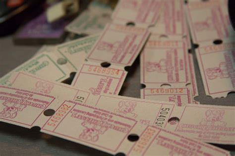 Chuck E Cheese tickets | Some of the kids' ticket pile from … | Flickr