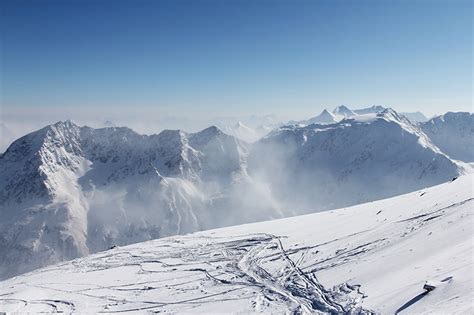 Picture Alps Austria Winter Nature Mountains Snow