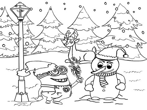 Winter Wonderland Coloring Pages | Activity Shelter