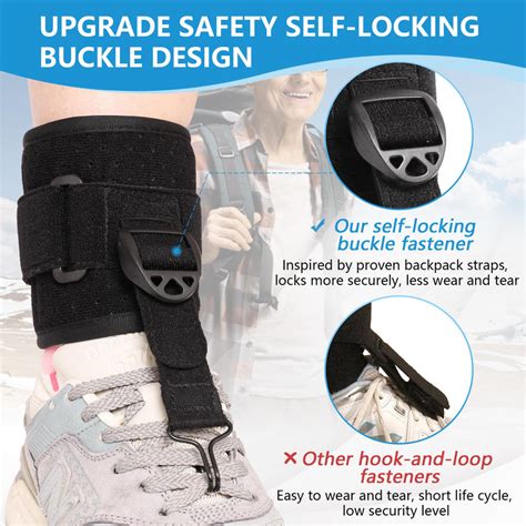 joingood AFO Foot Drop Brace, Adjustable Drop Foot Brace for Walking ...