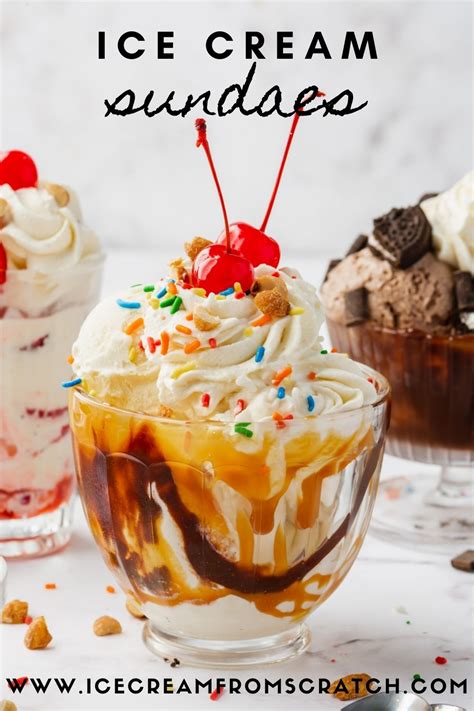 Ice Cream Sundae - Ice Cream From Scratch