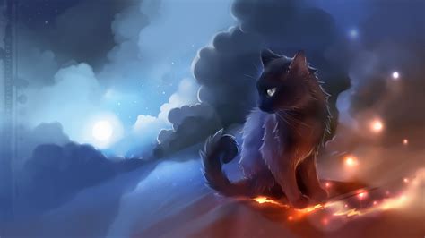 1280x800 resolution | black cat animated wallpaper HD wallpaper ...