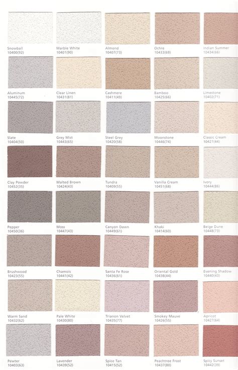 Stucco Colors - Effy Moom