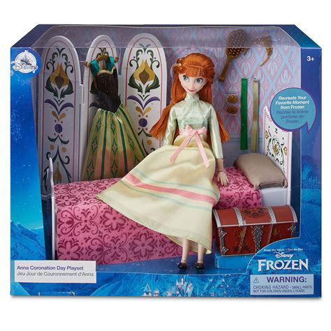 Disney Store Anna Classic Doll Coronation Day Play Set Frozen Playset ...