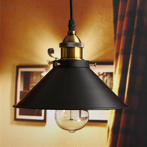 Vintage Industrial Pendant Retro Loft Home Ceiling Light Metal Lamp ...