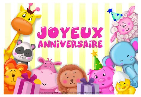 Carte Danniversaire à Imprimer Pour Garçon | Le Carte