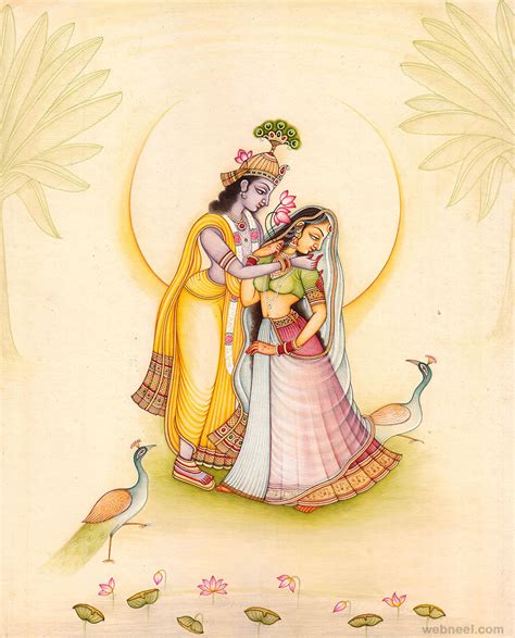 Radha Krishna Paintings 24 - Preview