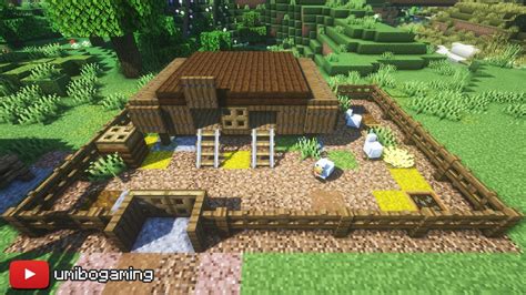 A Simple Chicken Coop Design | Minecraft farm, Minecraft designs ...