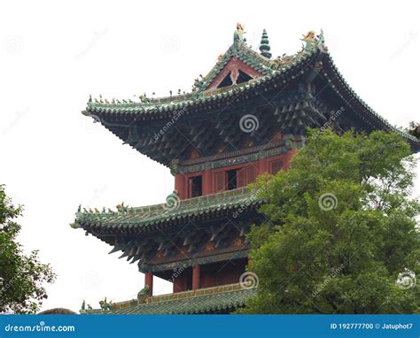 The Building in Shaolin Temple with Detail Architecture. the Shaolin ...