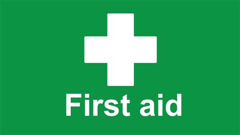 First Aid Kit Sign Meaning