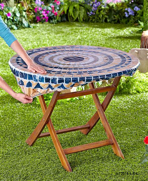 Round Patio Tablecloth With Zipper • Patio Ideas