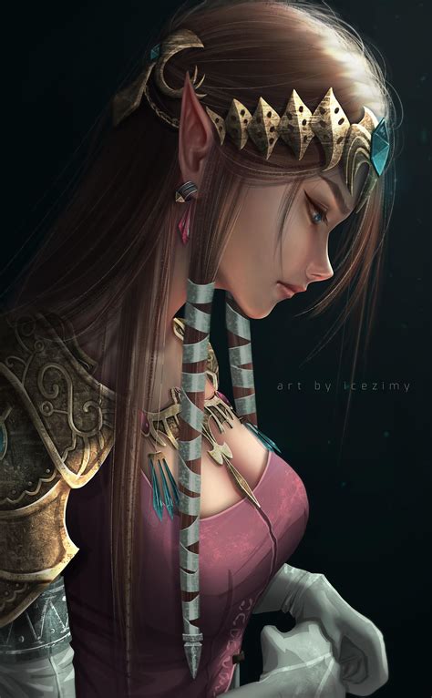 [TP] [OC] Princess Zelda - Twilight Princess - Fanart (@icezimy) : zelda