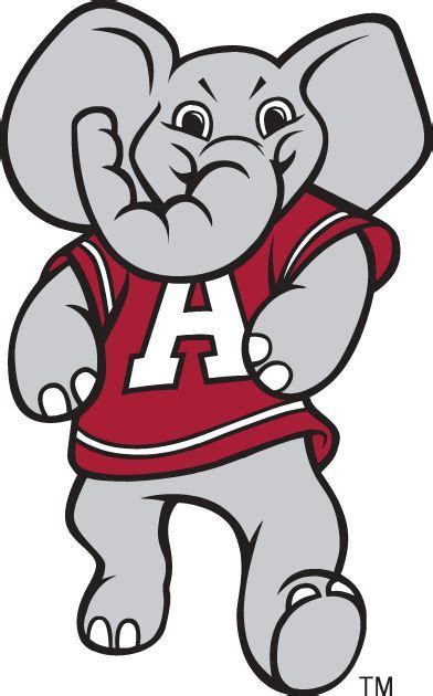 Alabama Crimson Tide Mascot Logo (2001) - mascot Big Al logo | Alabama ...