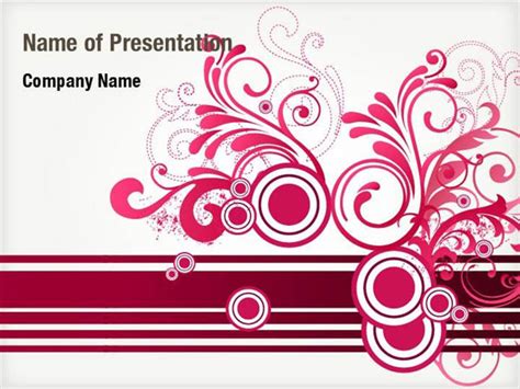 Pink Floral Theme PowerPoint Templates - Pink Floral Theme PowerPoint ...