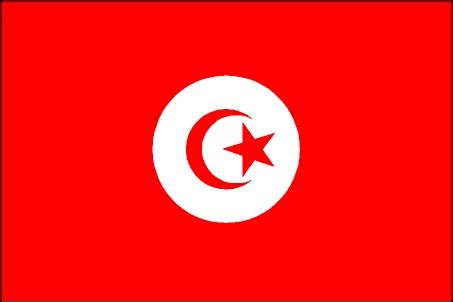 Tunisia Flag Coloring Pages - Learny Kids