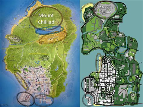 Gta 5 and GTA SA: LS maps comparison - GTA V - GTAForums